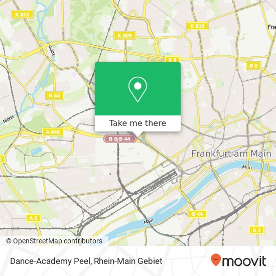 Dance-Academy Peel map