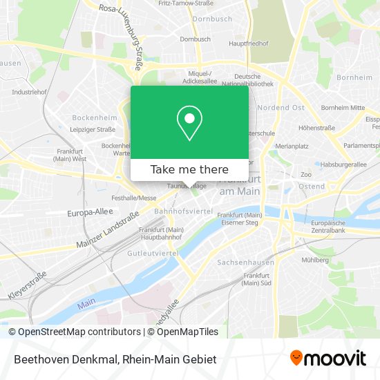 Beethoven Denkmal map