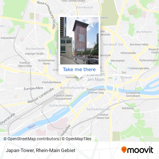 Japan-Tower map