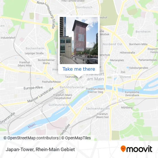 Карта Japan-Tower
