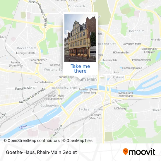 Goethe-Haus map