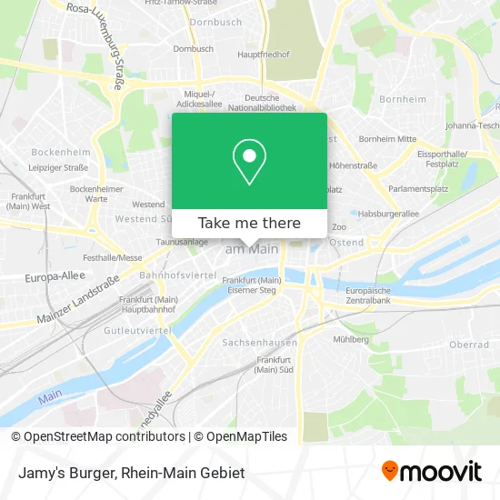 Карта Jamy's Burger