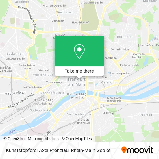 Карта Kunststopferei Axel Prenzlau