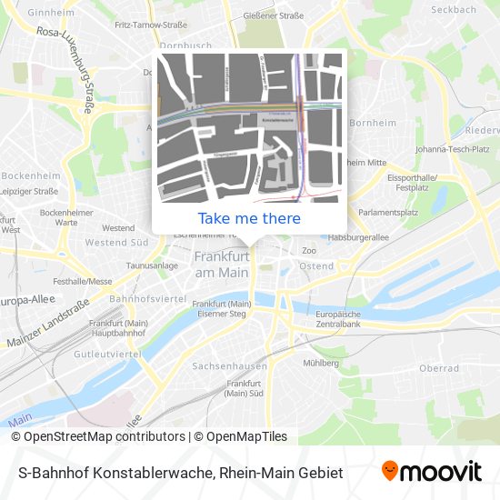 S-Bahnhof Konstablerwache map