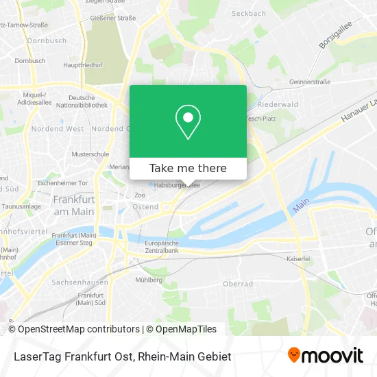 Карта LaserTag Frankfurt Ost