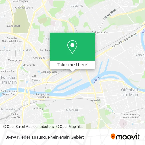 Карта BMW Niederlassung