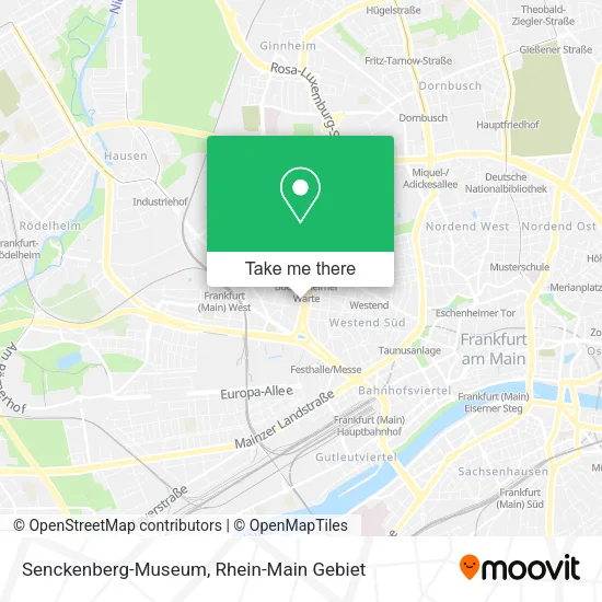 Карта Senckenberg-Museum