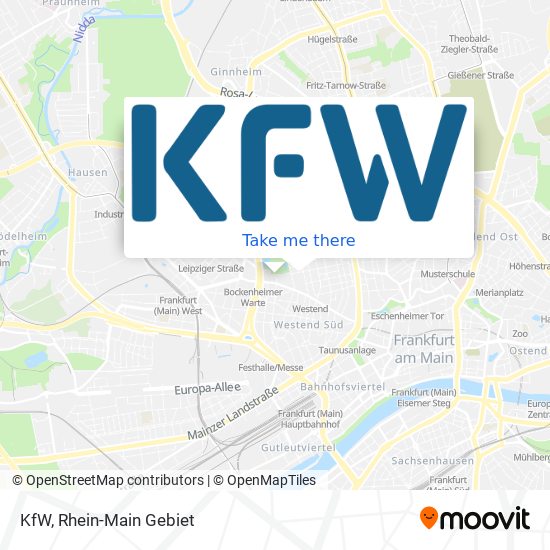 KfW map