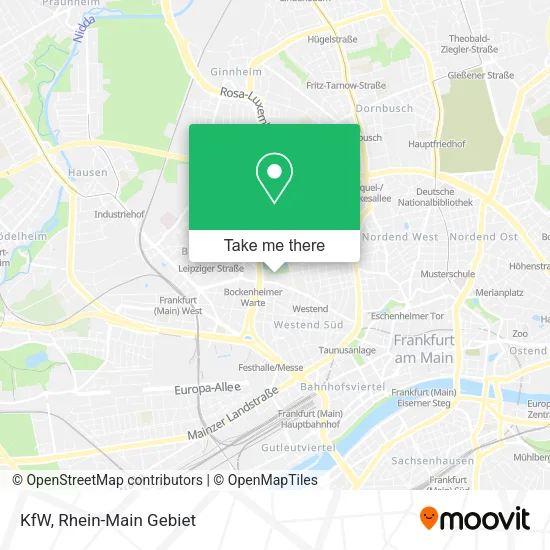 KfW map