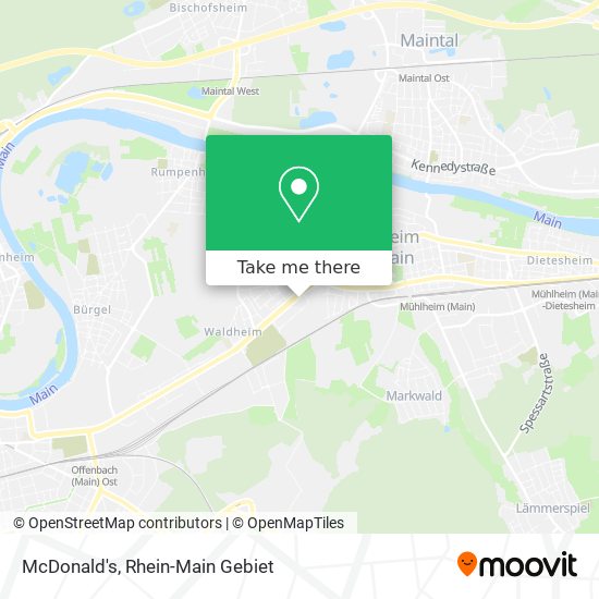 McDonald's map