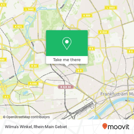 Wilma's Winkel map