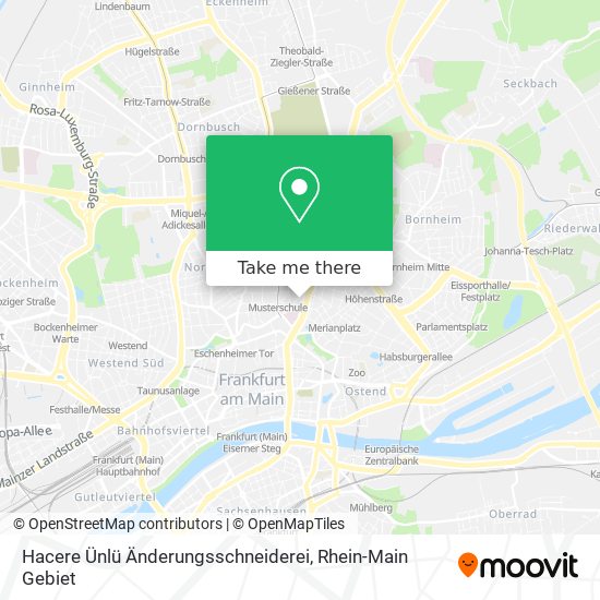 Hacere Ünlü Änderungsschneiderei map