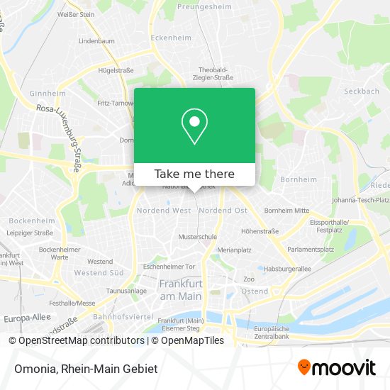 Карта Omonia