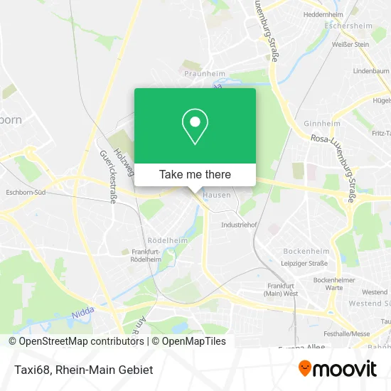 Taxi68 map