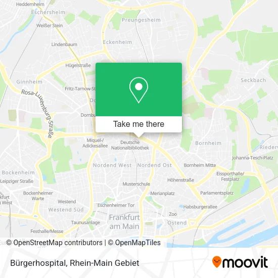 Bürgerhospital map