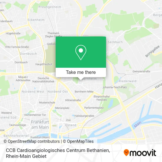 Карта CCB Cardioangiologisches Centrum Bethanien