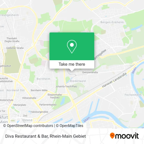 Карта Diva Restaurant & Bar