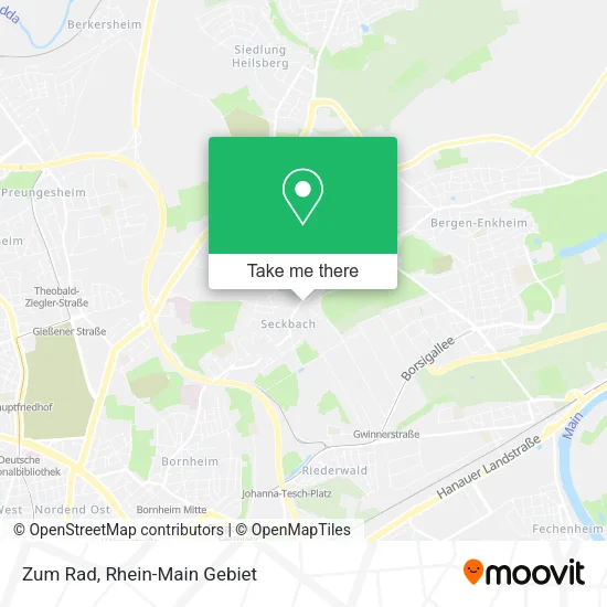 Карта Zum Rad