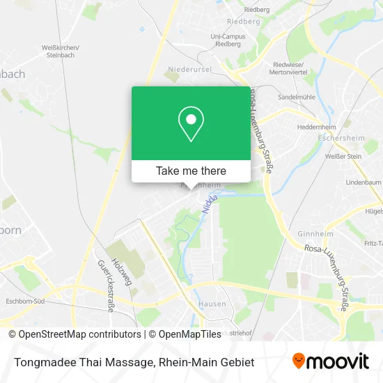 Карта Tongmadee Thai Massage