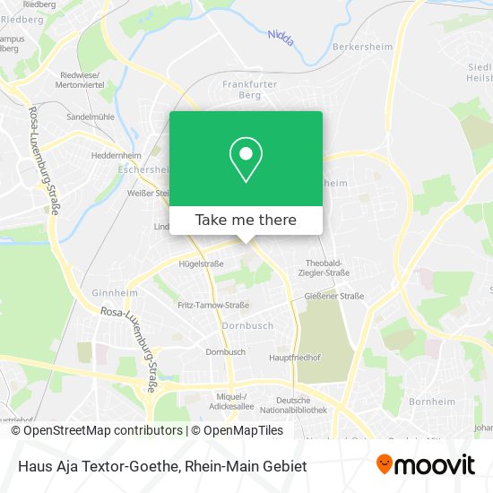 Карта Haus Aja Textor-Goethe