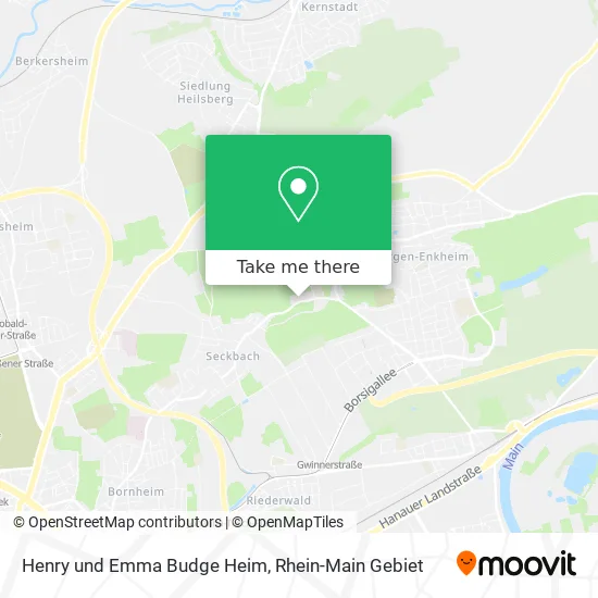 Карта Henry und Emma Budge Heim