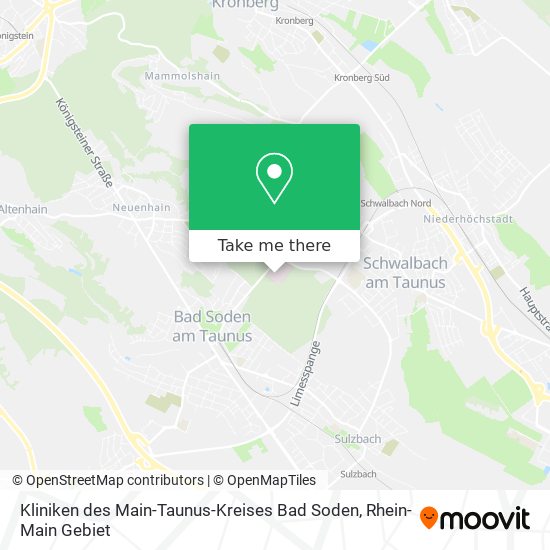 Kliniken des Main-Taunus-Kreises Bad Soden map