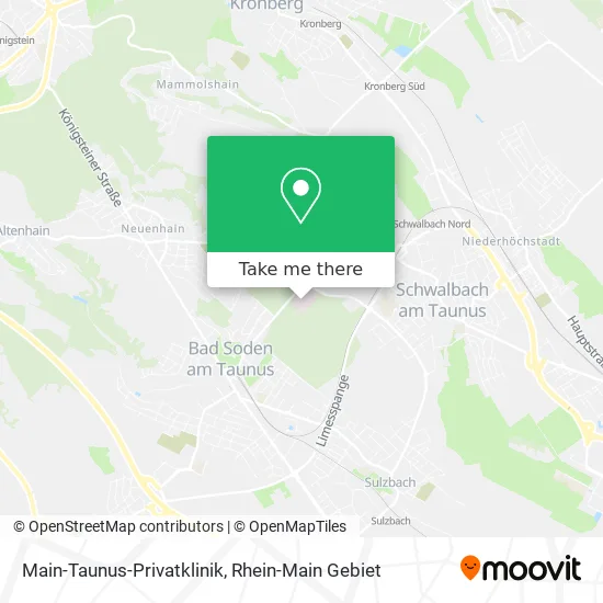 Карта Main-Taunus-Privatklinik