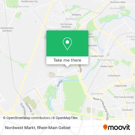 Карта Nordwest Markt