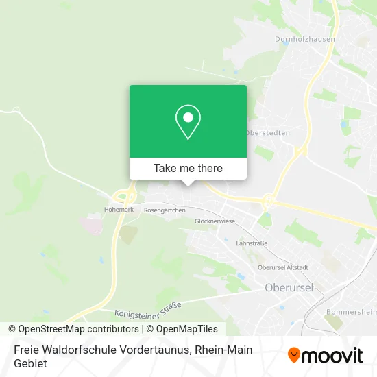 Карта Freie Waldorfschule Vordertaunus