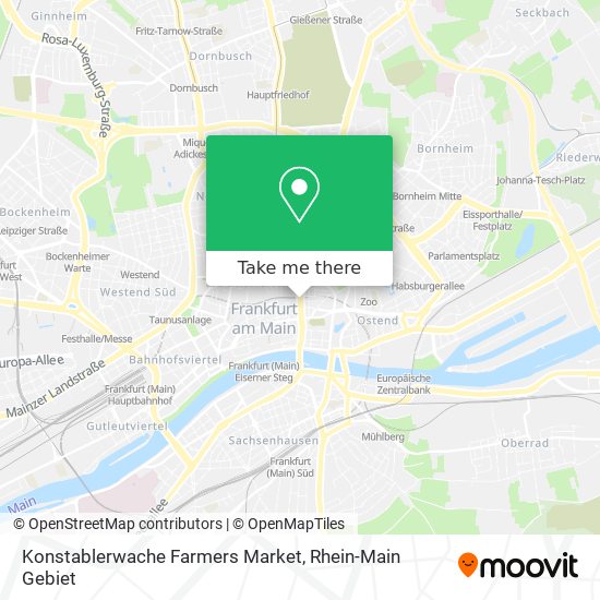 Konstablerwache Farmers Market map