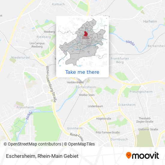 Eschersheim map