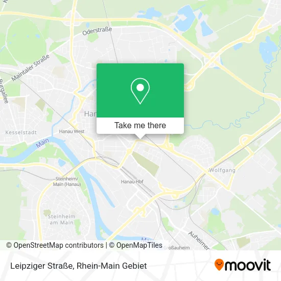 Карта Leipziger Straße
