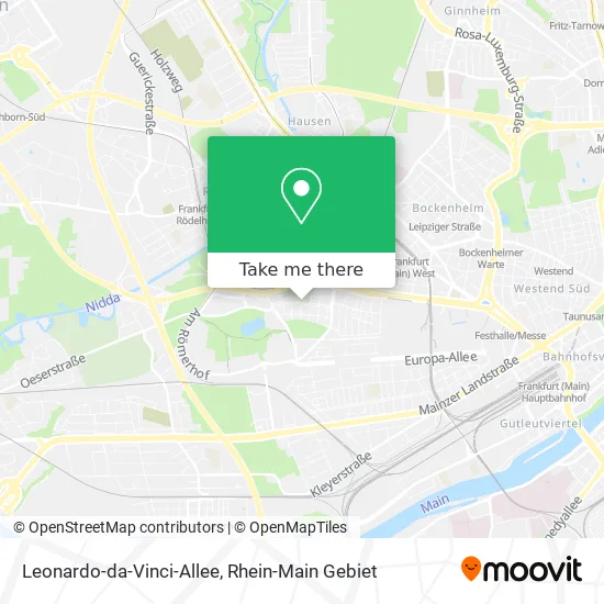 Карта Leonardo-da-Vinci-Allee
