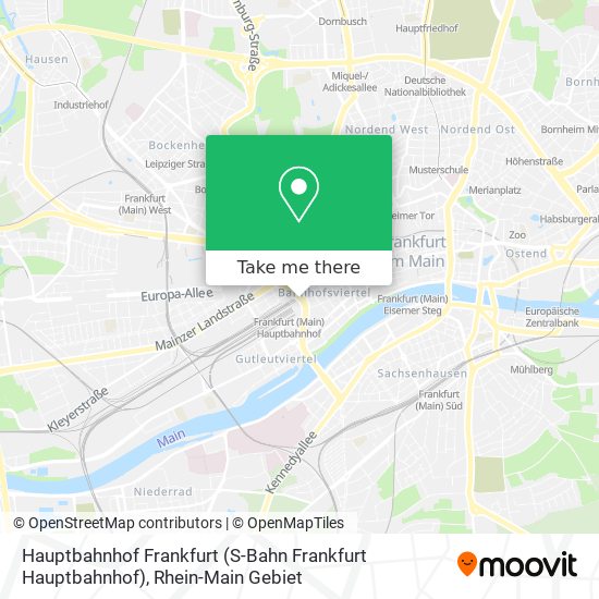 Hauptbahnhof Frankfurt (S-Bahn Frankfurt Hauptbahnhof) map