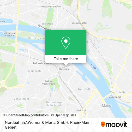Карта Nordbahnh.\Werner & Mertz GmbH