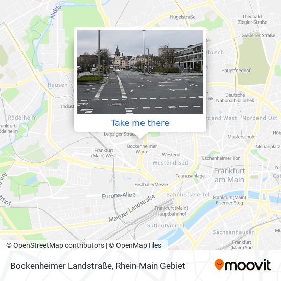 Bockenheimer Landstraße map