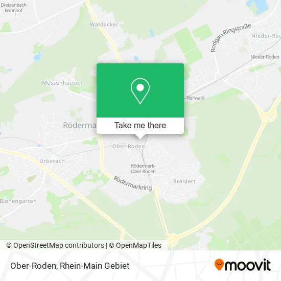 Карта Ober-Roden