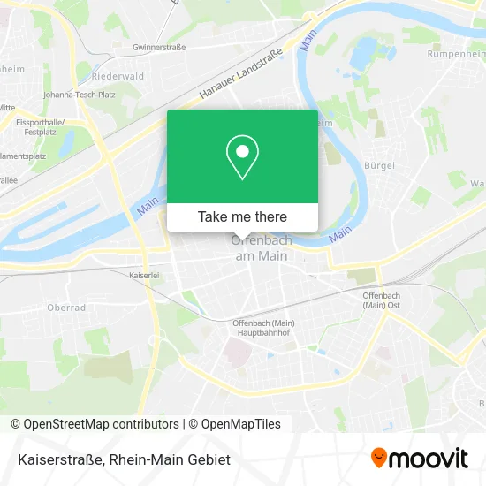 Карта Kaiserstraße