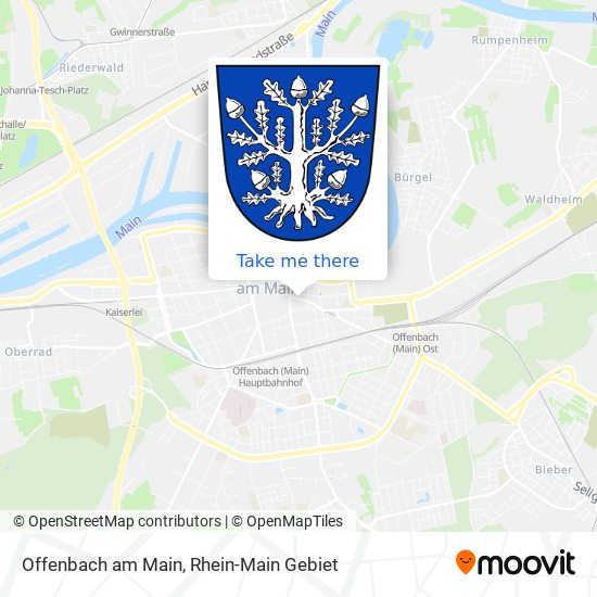 Offenbach am Main map