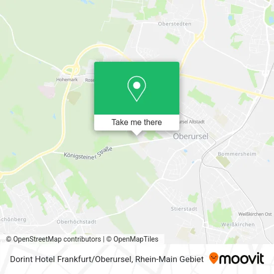 Карта Dorint Hotel Frankfurt / Oberursel