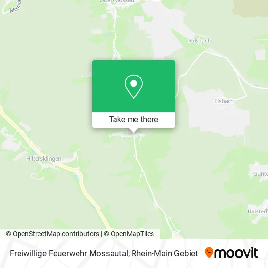 Карта Freiwillige Feuerwehr Mossautal