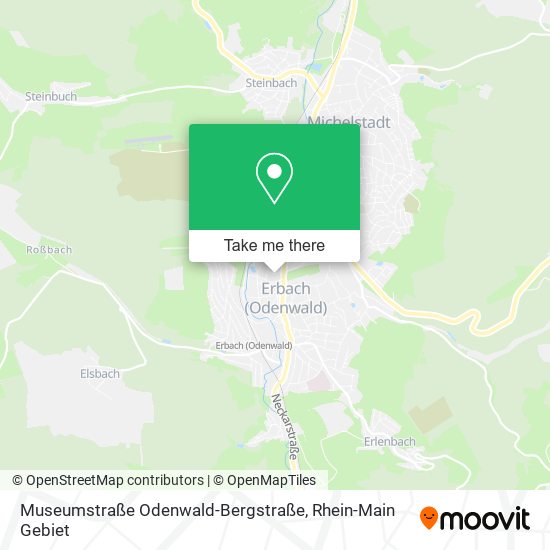 Museumstraße Odenwald-Bergstraße map