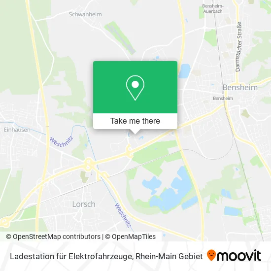 Карта Ladestation für Elektrofahrzeuge