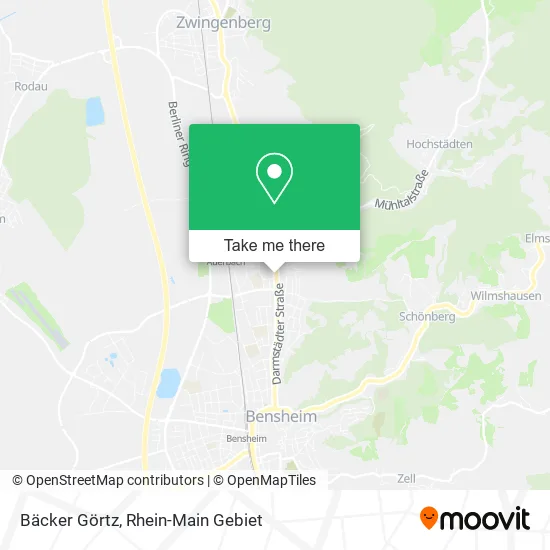 Карта Bäcker Görtz