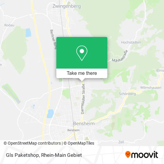 Карта Gls Paketshop