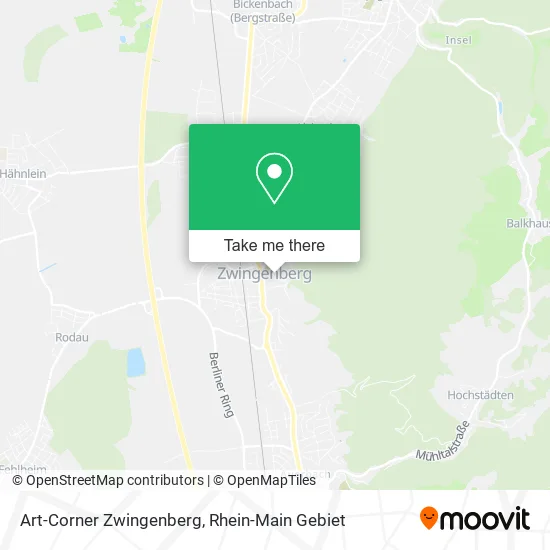 Карта Art-Corner Zwingenberg
