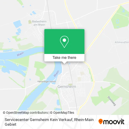 Карта Servicecenter Gernsheim Kein Verkauf
