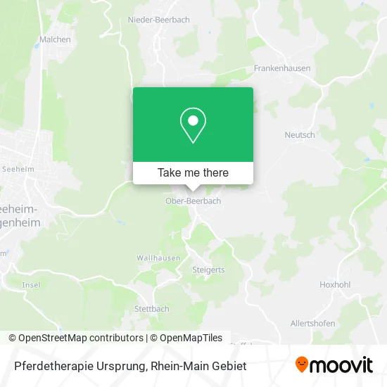 Карта Pferdetherapie Ursprung