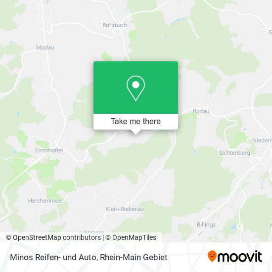 Minos Reifen- und Auto map