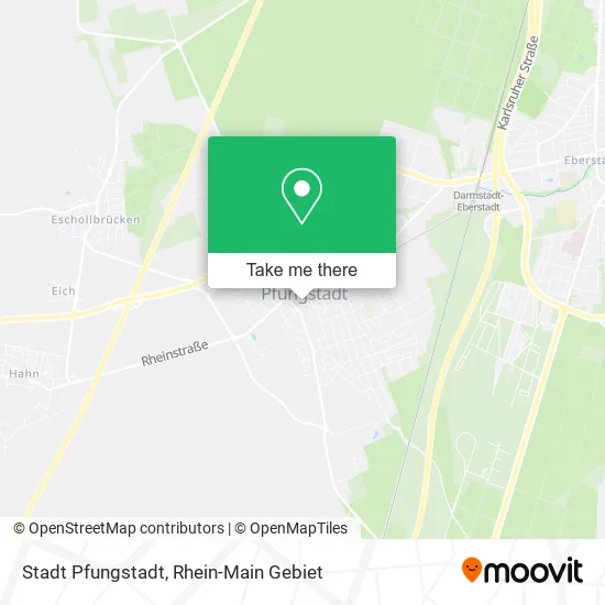 Карта Stadt Pfungstadt